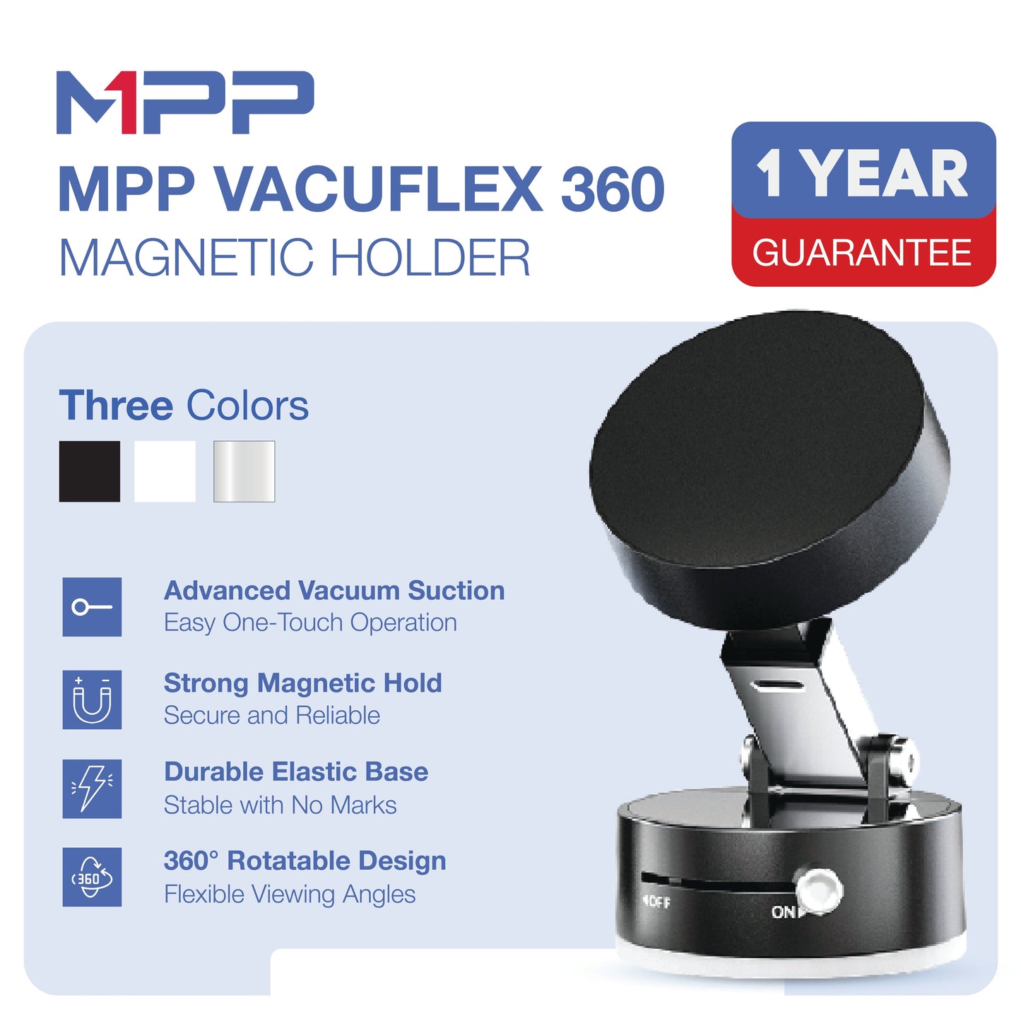 MPP® GripMaster 360 Magnetic Holder MPP006 PRO 2025