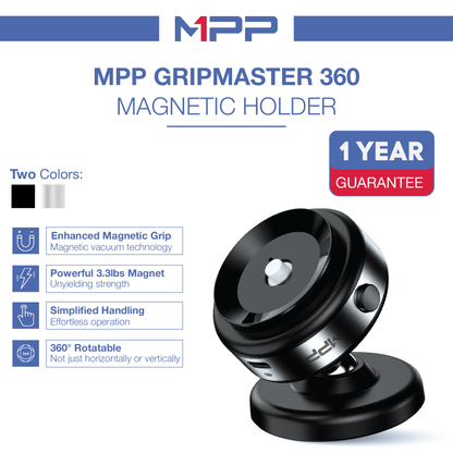 MPP® GripMaster 360 Magnetic Holder Pro New Version 2024 MPP002